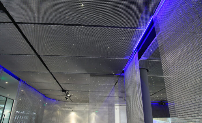 Details of Metal Mesh Installation | Gecho Metal Fabrics
