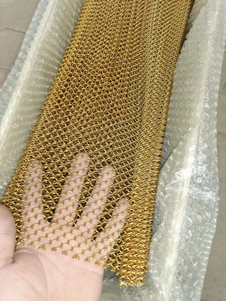 coil curtain mesh